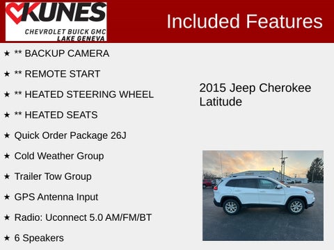 2015 Jeep Cherokee Latitude in Delavan, WI - Kunes Chevrolet Cadillac of Delavan