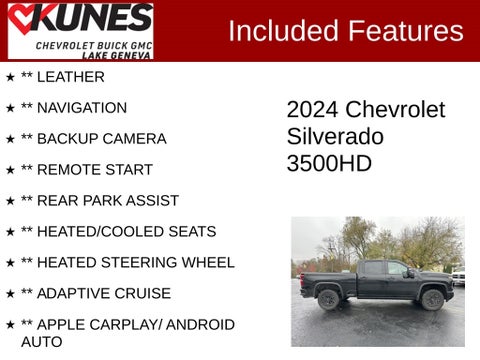 2024 Chevrolet Silverado 3500HD LTZ in Delavan, WI - Kunes Chevrolet Cadillac of Delavan