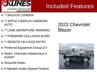 2022 Chevrolet Blazer LT in Delavan, WI - Kunes Chevrolet Cadillac of Delavan