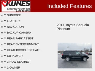 2017 Toyota Sequoia Platinum in Delavan, WI - Kunes Chevrolet Cadillac of Delavan
