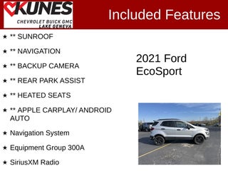 2021 Ford EcoSport SES in Delavan, WI - Kunes Chevrolet Cadillac of Delavan