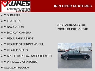 2023 Audi A4 45 S line Premium Plus quattro in Delavan, WI - Kunes Chevrolet Cadillac of Delavan
