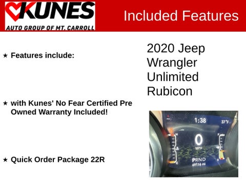 2020 Jeep Wrangler Unlimited Rubicon in Delavan, WI - Kunes Chevrolet Cadillac of Delavan