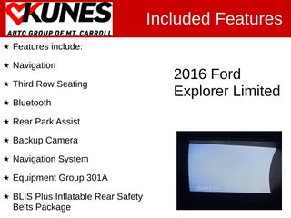 2016 Ford Explorer Limited in Delavan, WI - Kunes Chevrolet Cadillac of Delavan