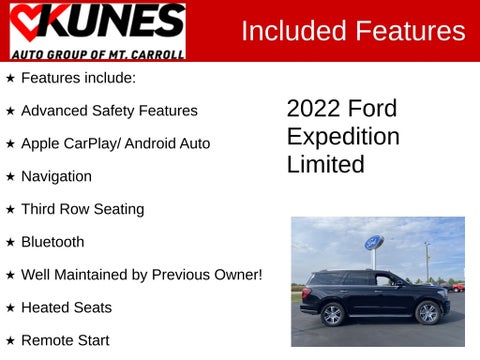 2022 Ford Expedition Limited in Delavan, WI - Kunes Chevrolet Cadillac of Delavan