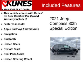 2021 Jeep Compass 80th Special Edition in Delavan, WI - Kunes Chevrolet Cadillac of Delavan