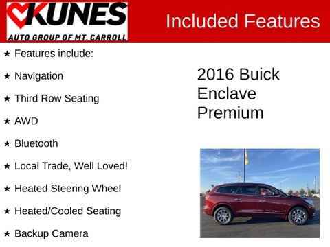 2016 Buick Enclave Premium Group in Delavan, WI - Kunes Chevrolet Cadillac of Delavan
