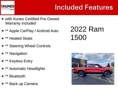 2022 RAM 1500 Rebel in Delavan, WI - Kunes Chevrolet Cadillac of Delavan