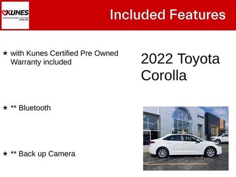 2022 Toyota Corolla LE in Delavan, WI - Kunes Chevrolet Cadillac of Delavan