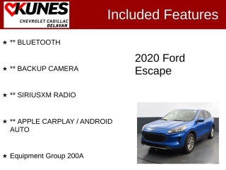 2020 Ford Escape SE in Delavan, WI - Kunes Chevrolet Cadillac of Delavan