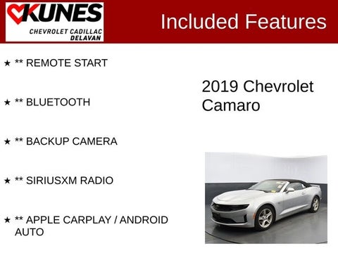 2019 Chevrolet Camaro 1LT in Delavan, WI - Kunes Chevrolet Cadillac of Delavan