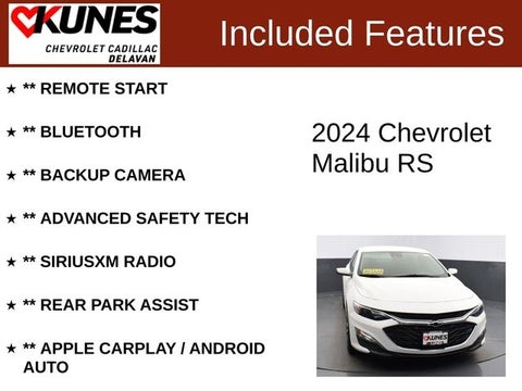 2024 Chevrolet Malibu RS in Delavan, WI - Kunes Chevrolet Cadillac of Delavan