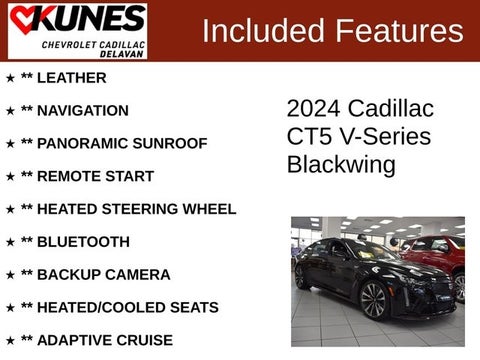 2024 Cadillac CT5 V-Series in Delavan, WI - Kunes Chevrolet Cadillac of Delavan