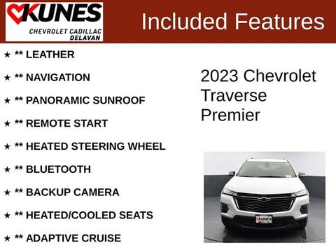 2023 Chevrolet Traverse Premier in Delavan, WI - Kunes Chevrolet Cadillac of Delavan