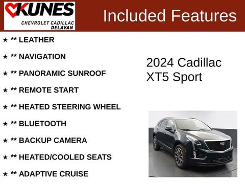 2024 Cadillac XT5 Sport in Delavan, WI - Kunes Chevrolet Cadillac of Delavan
