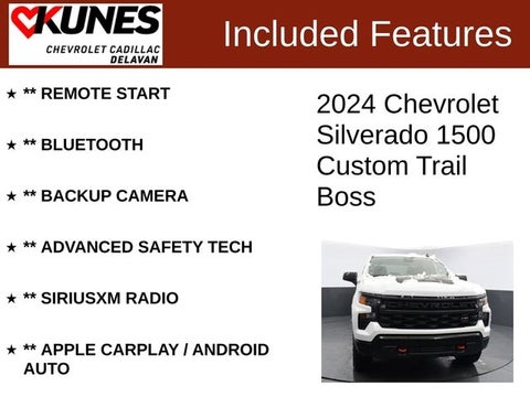 2024 Chevrolet Silverado 1500 Custom Trail Boss in Delavan, WI - Kunes Chevrolet Cadillac of Delavan