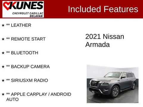 2021 Nissan Armada SL in Delavan, WI - Kunes Chevrolet Cadillac of Delavan