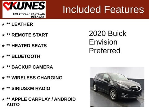 2020 Buick Envision Preferred in Delavan, WI - Kunes Chevrolet Cadillac of Delavan
