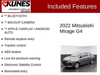 2022 Mitsubishi Mirage G4 LE in Delavan, WI - Kunes Chevrolet Cadillac of Delavan