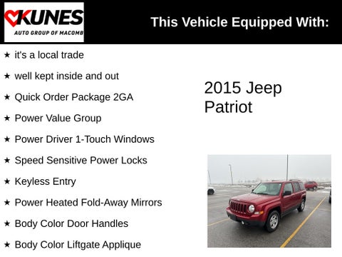 2015 Jeep Patriot Sport in Delavan, WI - Kunes Chevrolet Cadillac of Delavan