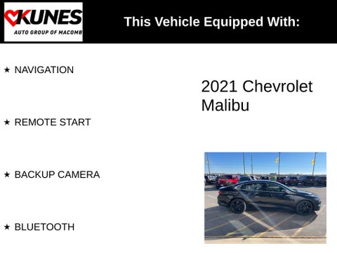 2021 Chevrolet Malibu LT in Delavan, WI - Kunes Chevrolet Cadillac of Delavan