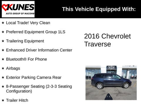 2016 Chevrolet Traverse LS in Delavan, WI - Kunes Chevrolet Cadillac of Delavan