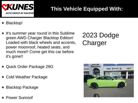 2023 Dodge Charger SXT in Delavan, WI - Kunes Chevrolet Cadillac of Delavan