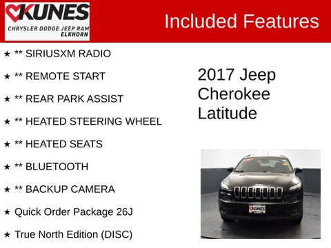 2017 Jeep Cherokee Latitude in Delavan, WI - Kunes Chevrolet Cadillac of Delavan