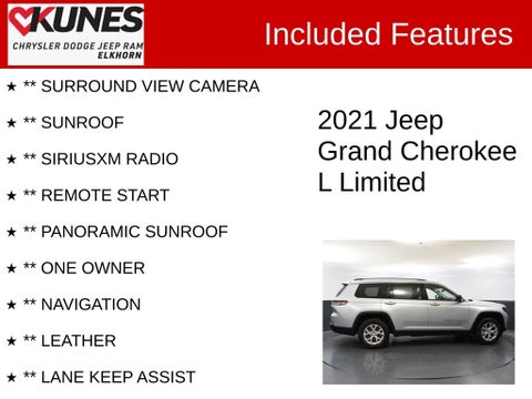 2021 Jeep Grand Cherokee L Limited in Delavan, WI - Kunes Chevrolet Cadillac of Delavan