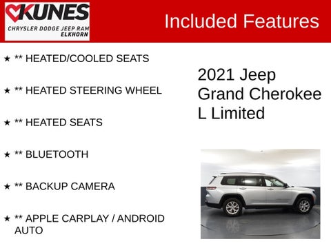 2021 Jeep Grand Cherokee L Limited in Delavan, WI - Kunes Chevrolet Cadillac of Delavan