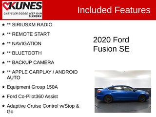 2020 Ford Fusion SE in Delavan, WI - Kunes Chevrolet Cadillac of Delavan