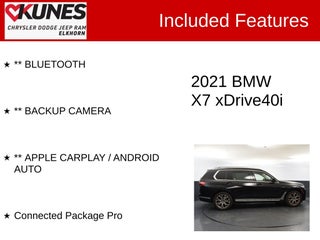 2021 BMW X7 xDrive40i in Delavan, WI - Kunes Chevrolet Cadillac of Delavan