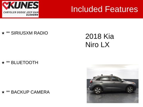 2018 Kia Niro LX in Delavan, WI - Kunes Chevrolet Cadillac of Delavan