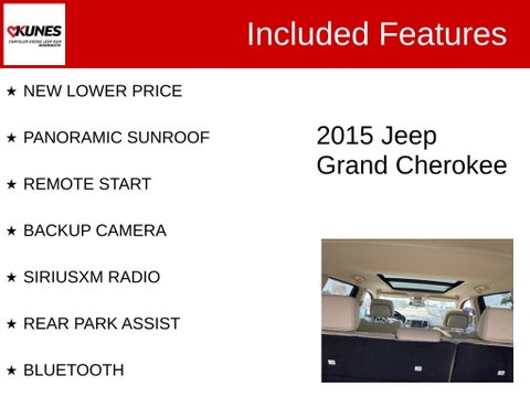 2015 Jeep Grand Cherokee Limited in Delavan, WI - Kunes Chevrolet Cadillac of Delavan