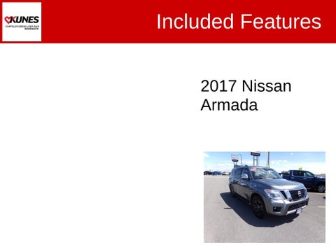 2017 Nissan Armada Platinum in Delavan, WI - Kunes Chevrolet Cadillac of Delavan