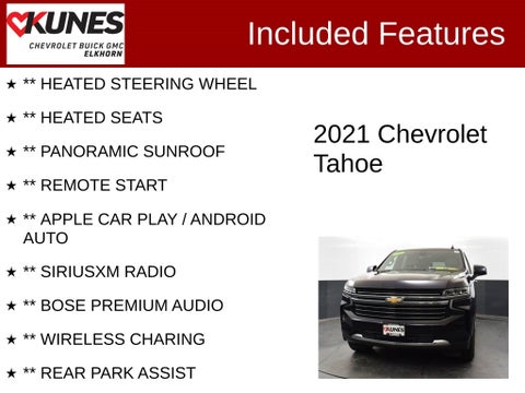 2021 Chevrolet Tahoe LT in Delavan, WI - Kunes Chevrolet Cadillac of Delavan