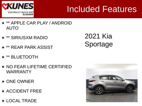 2021 Kia Sportage LX in Delavan, WI - Kunes Chevrolet Cadillac of Delavan