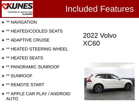 2022 Volvo XC60 B5 Momentum in Delavan, WI - Kunes Chevrolet Cadillac of Delavan