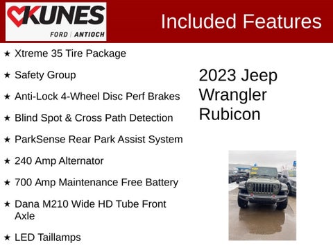2023 Jeep Wrangler Rubicon in Delavan, WI - Kunes Chevrolet Cadillac of Delavan