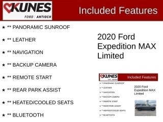 2020 Ford Expedition Max Limited in Delavan, WI - Kunes Chevrolet Cadillac of Delavan
