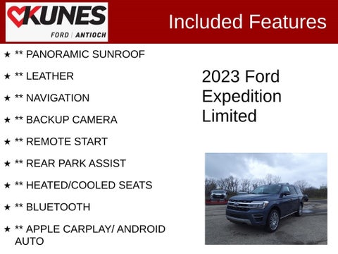 2023 Ford Expedition Limited in Delavan, WI - Kunes Chevrolet Cadillac of Delavan