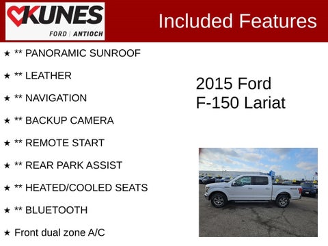 2015 Ford F-150 Lariat in Delavan, WI - Kunes Chevrolet Cadillac of Delavan
