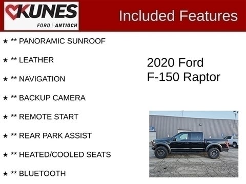 2020 Ford F-150 Raptor in Delavan, WI - Kunes Chevrolet Cadillac of Delavan