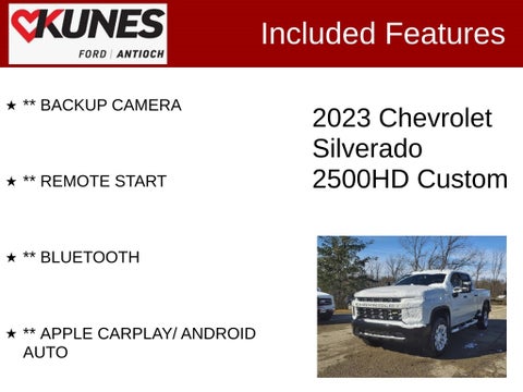 2023 Chevrolet Silverado 2500HD Custom in Delavan, WI - Kunes Chevrolet Cadillac of Delavan