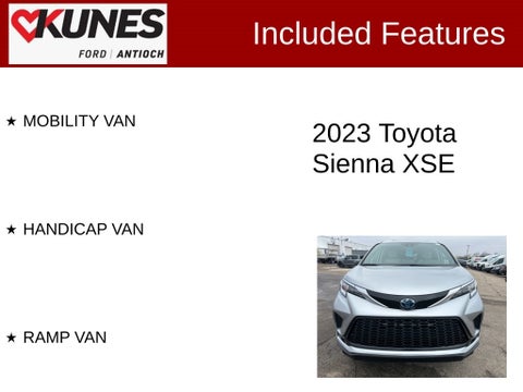 2023 Toyota Sienna XSE RAMP VAN in Delavan, WI - Kunes Chevrolet Cadillac of Delavan