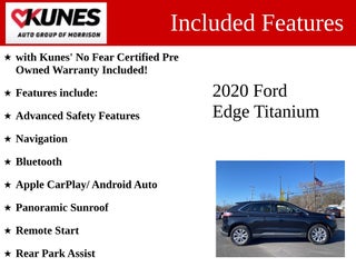 2020 Ford Edge Titanium in Delavan, WI - Kunes Chevrolet Cadillac of Delavan