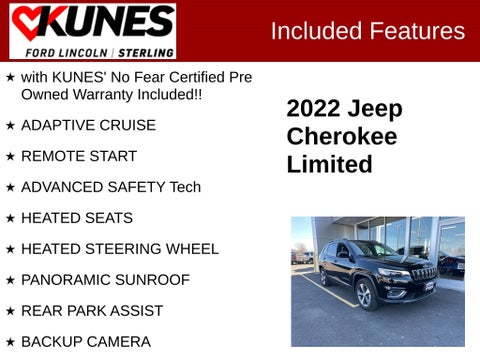 2022 Jeep Cherokee Limited in Delavan, WI - Kunes Chevrolet Cadillac of Delavan