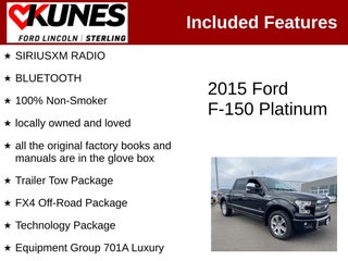 2015 Ford F-150 Platinum in Delavan, WI - Kunes Chevrolet Cadillac of Delavan