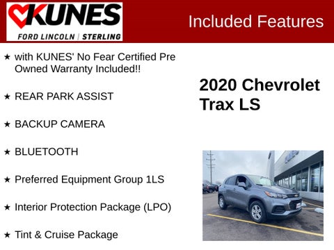 2020 Chevrolet Trax LS in Delavan, WI - Kunes Chevrolet Cadillac of Delavan