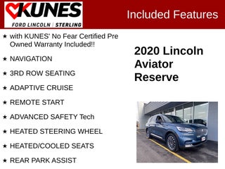 2020 Lincoln Aviator Reserve in Delavan, WI - Kunes Chevrolet Cadillac of Delavan